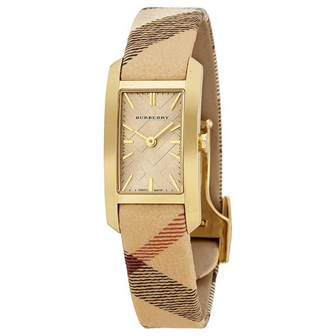 Burberry Pioneer Gold Dial Gold Ion